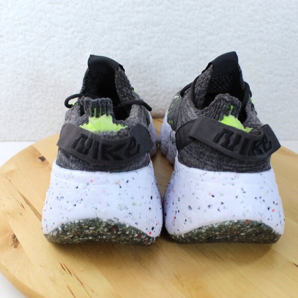 Nike Space Hippie 04 Running Shoe Sneaker Mens 10 Black Volt White CZ6398 010 - Picture 5 of 10